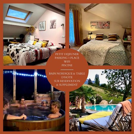 A La Marc'Quize Chambres D'Hotes, Petit Dejeuner Compris, Avec Piscine A Debordement En Exterieur, Bain Nordique A 38 Degres En Prestation Supplement Sur Reservation Horaire Anticipee 1 Place De Parking Gratuite Sur Place Mouxy Bagian luar foto