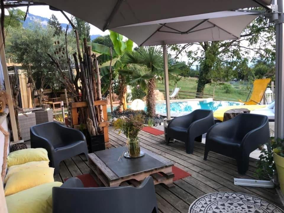 A La Marc'Quize Chambres D'Hotes, Petit Dejeuner Compris, Avec Piscine A Debordement En Exterieur, Bain Nordique A 38 Degres En Prestation Supplement Sur Reservation Horaire Anticipee 1 Place De Parking Gratuite Sur Place Mouxy Bagian luar foto